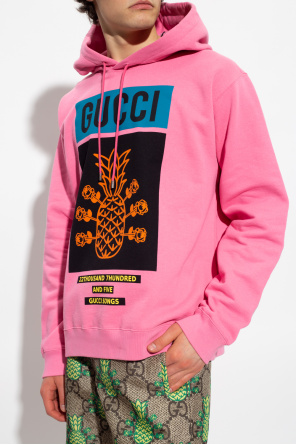 Pink mens gucci clearance hoodie